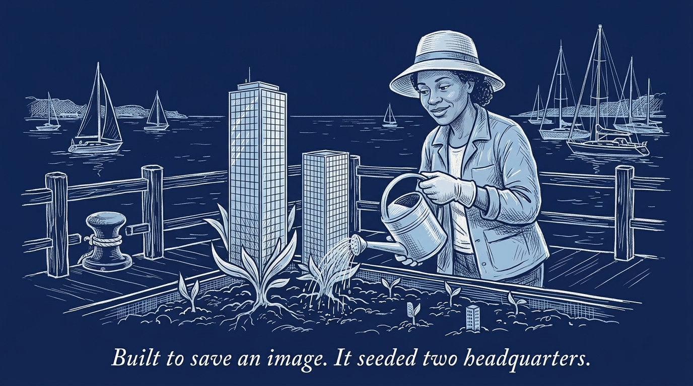 Image for &ldquo;Baltimore Rebuilt Its Waterfront in 1980 to Save Its Image. Two Global Headquarters Are Now Built on the Same Ground.&rdquo;