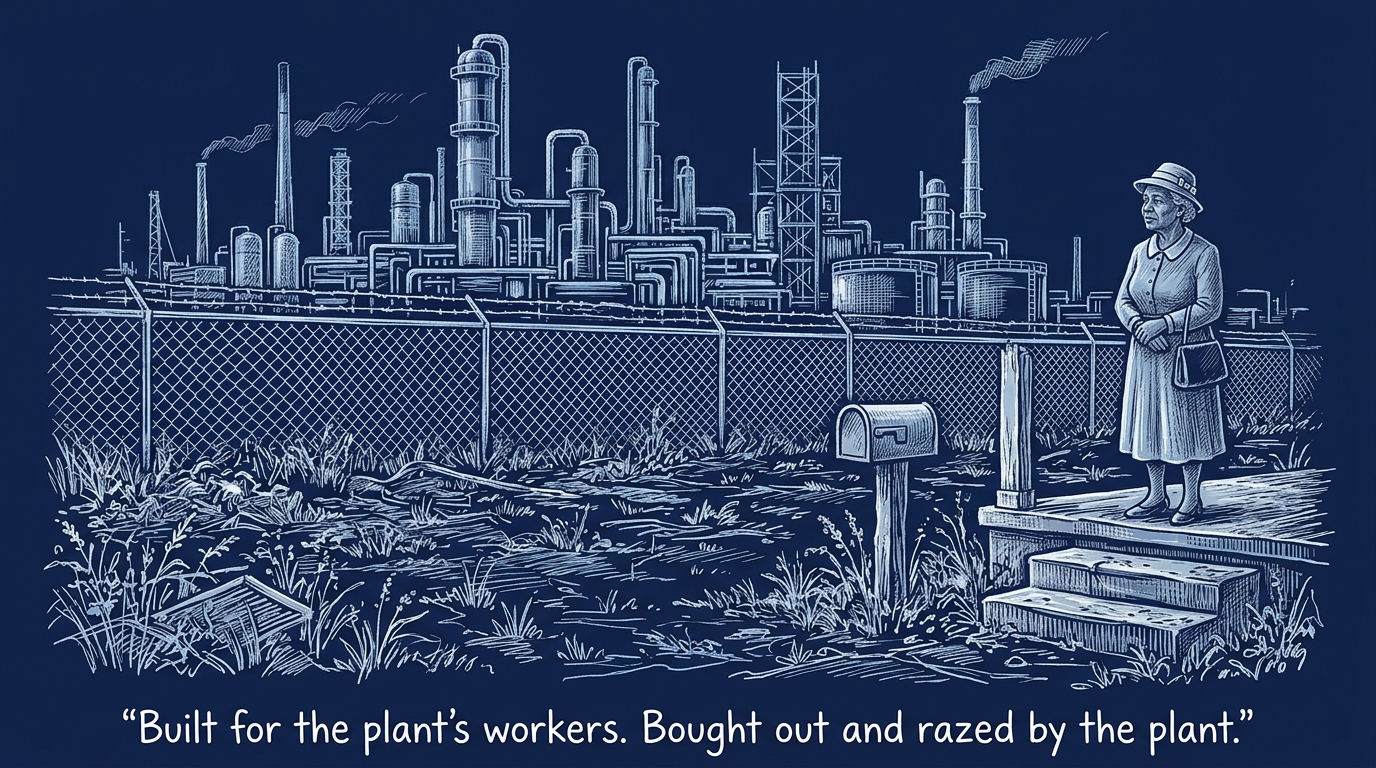 Image for &ldquo;ExxonMobil Built Baton Rouge Into an Oil City in 1909. A Century Later, It Bought Out and Razed the Neighborhood That Grew Up Beside It.&rdquo;