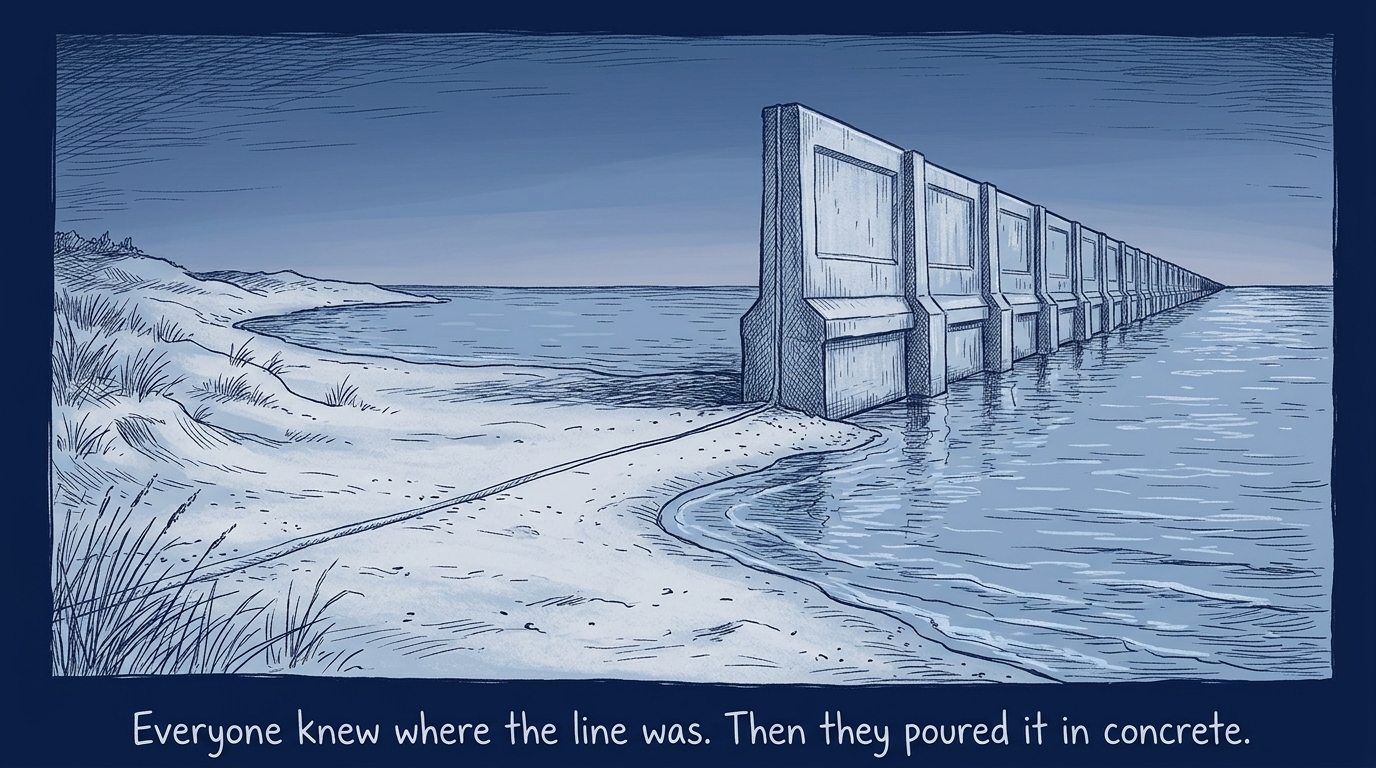 Image for &ldquo;Chicago Drew an Invisible Line in a Lake in 1919. By 1962 It Was Concrete. Today It's 30 Years of Life.&rdquo;