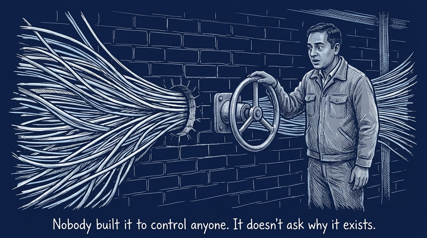 Image for &ldquo;The chokepoint doesn't care why it was built&rdquo;