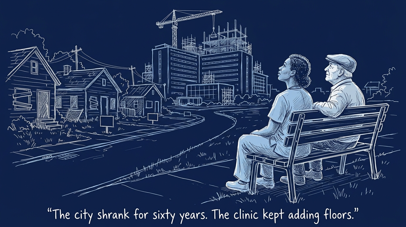 Image for &ldquo;Cleveland Lost More Than Half Its Population After 1950. Its Hospital System Is Now Ranked #2 in the World.&rdquo;