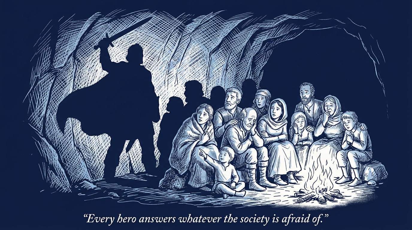 Image for &ldquo;Culture builds the heroes it needs&rdquo;
