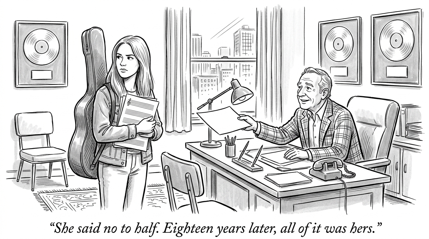 Image for &ldquo;Dolly Parton Turned Down Half Her Publishing Rights to Elvis's Manager in 1974. Eighteen Years Later, Whitney Houston's Cover Paid Her $10 Million — All of It.&rdquo;