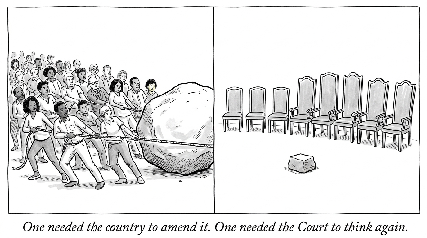 Image for &ldquo;It Took a Constitutional Amendment to Undo Dred Scott. It Took the Court Changing Its Own Mind to Undo Roe. Those Are Two Different Types of Reversals.&rdquo;