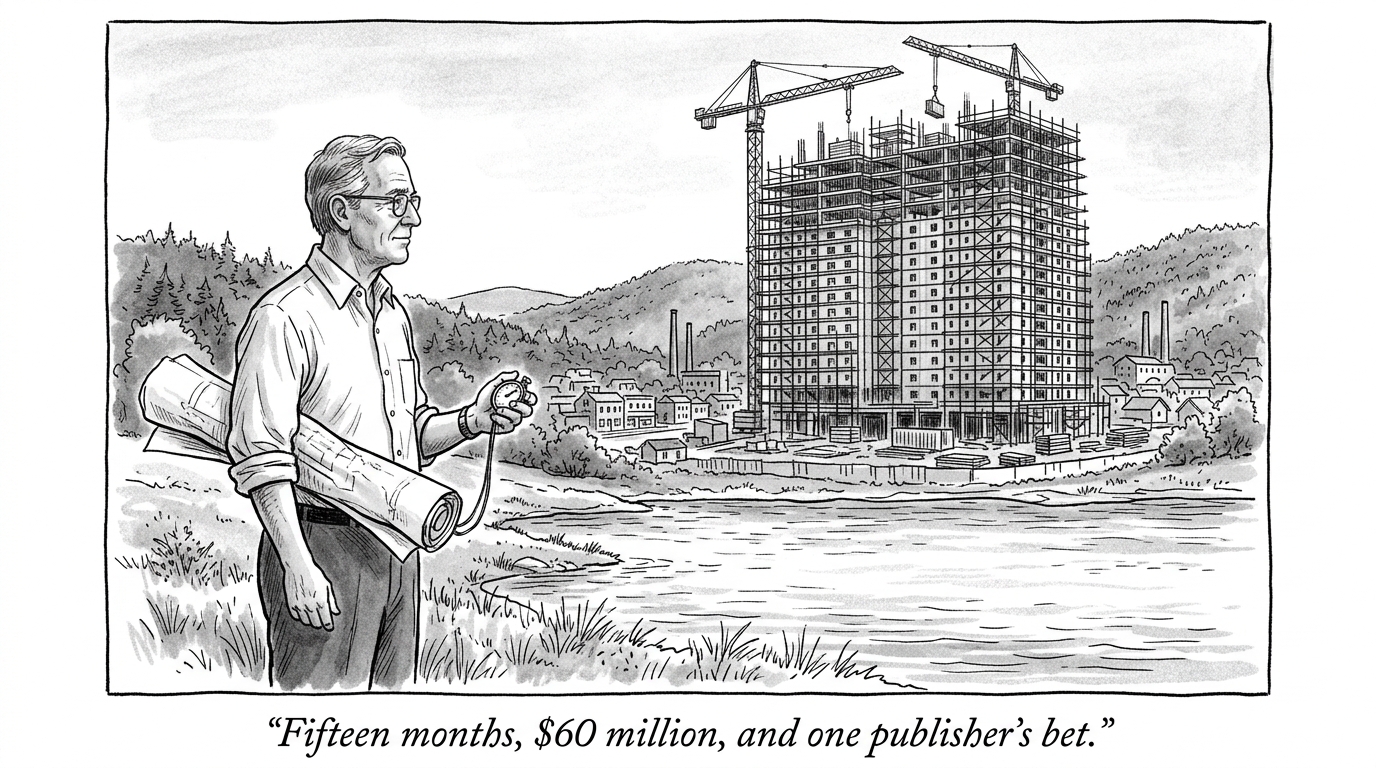 Image for &ldquo;A Failing Mill Town Needed 15 Months and $60 Million to Become One of the West's Most Desirable Destinations. One Newspaper Publisher Decided to Bet on Both Numbers Himself.&rdquo;