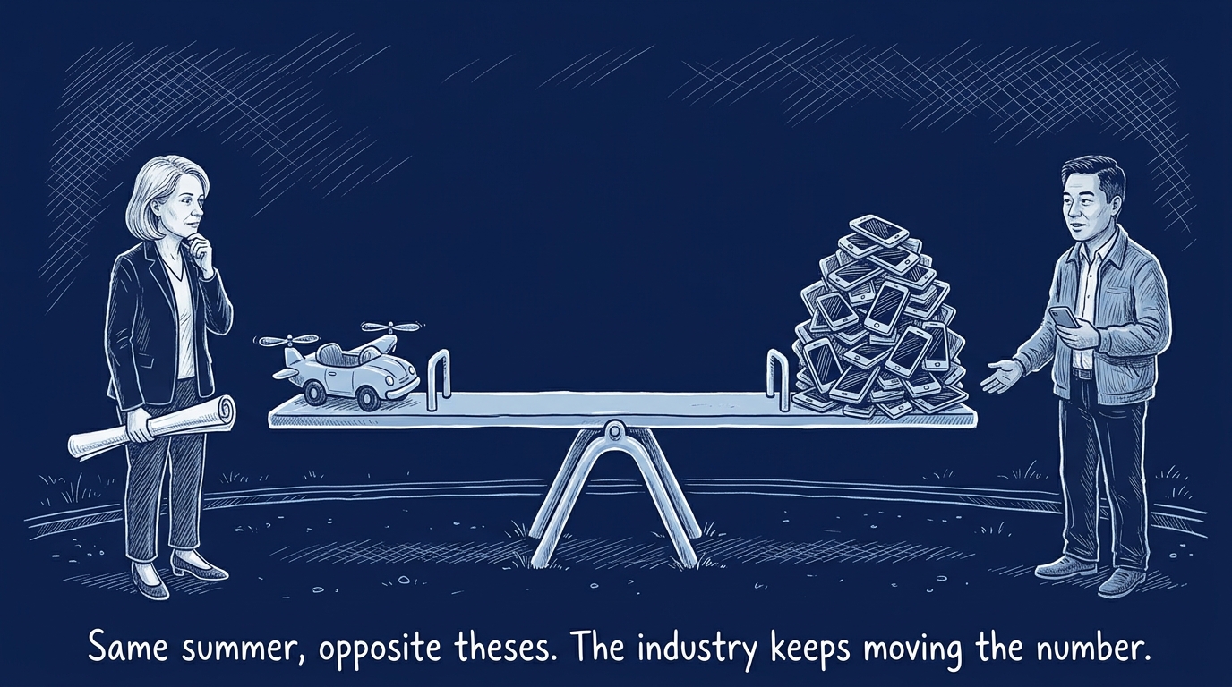 Image for &ldquo;Flying cars vs. 140 characters&rdquo;