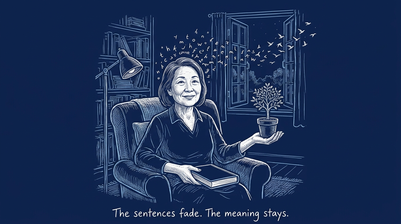 Image for &ldquo;Forgetting the Plot Isn't Losing the Book -- It's What a Working Memory Is Built to Do&rdquo;