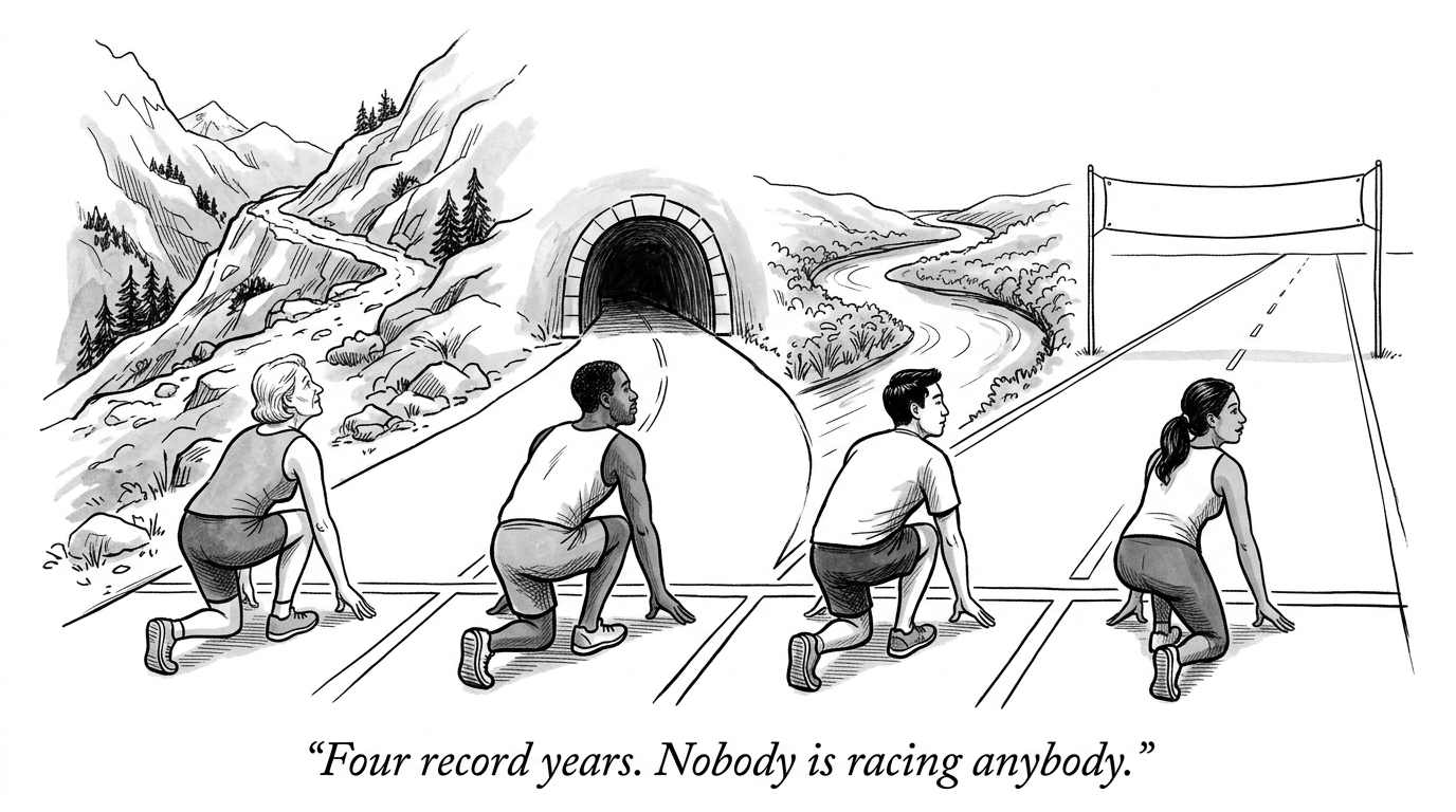 Image for &ldquo;Broadcom, AMD, Intel, and Micron Are All Posting Record AI Numbers Right Now. None of Them Are Actually Racing Each Other.&rdquo;