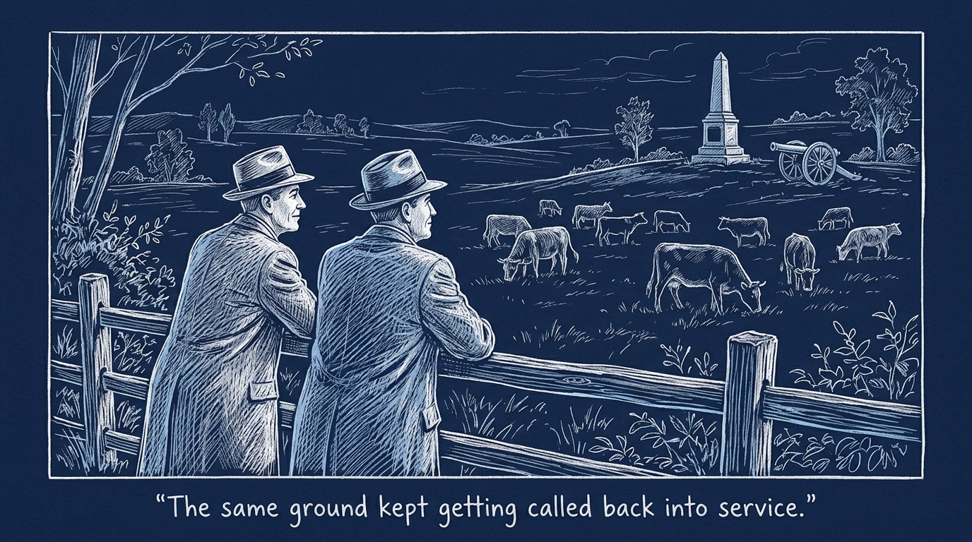 Image for &ldquo;Gettysburg Was Reactivated Three Times in 162 Years. Whether There's a Fourth Is a Real, Open Question.&rdquo;