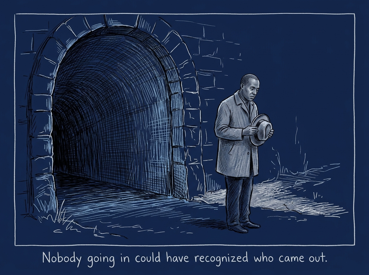 Image for &ldquo;You enter one way, you emerge as something else&rdquo;