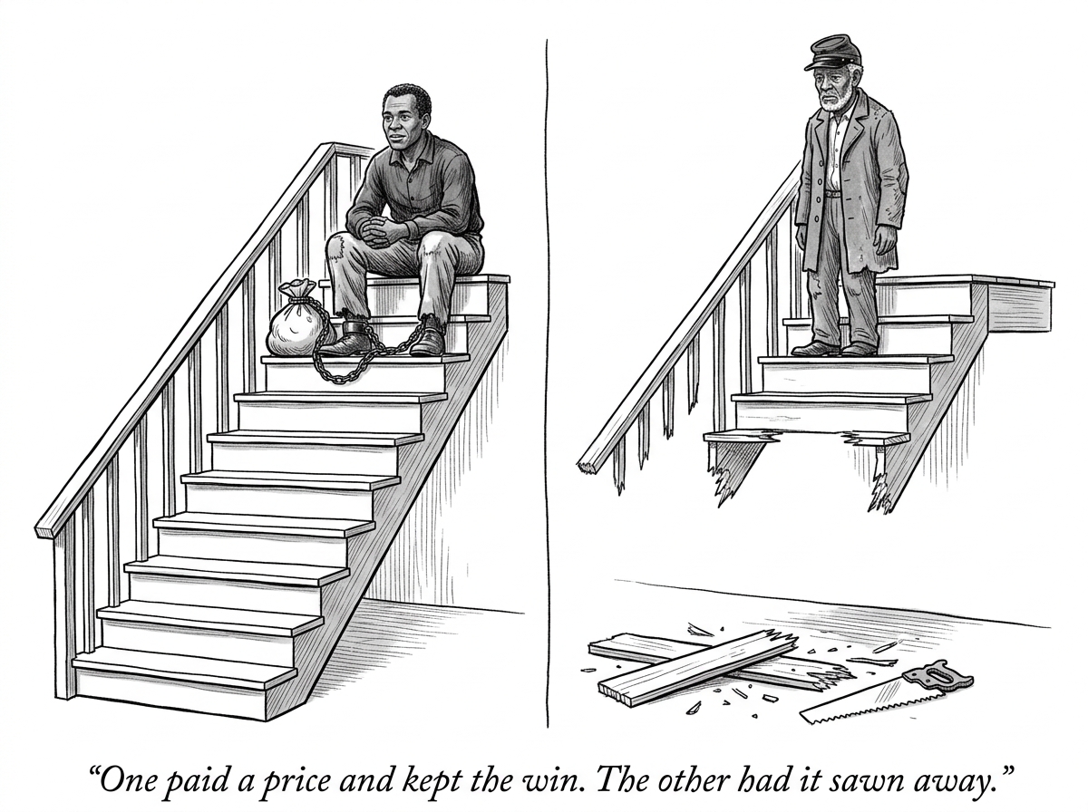 Image for &ldquo;Haiti Won Its Freedom Once, in 1804, and Never Lost It Again. The United States Freed 4 Million People in 1865 -- Then Spent the Next 100 Years Taking Most of Those Rights Back. Two Different Wins, Two Different Prices, One Documented Cultural Distance.&rdquo;