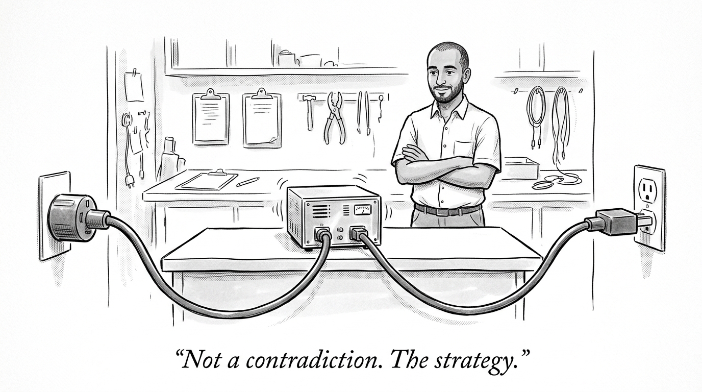 Image for &ldquo;Saudi Arabia's National AI Model Runs on Nvidia Chips and Chinese Architecture at the Same Time. That's Not a Contradiction — It's the Strategy.&rdquo;