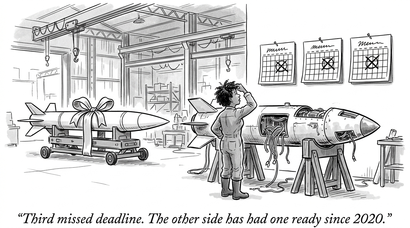 Image for &ldquo;China's DF-17 Hypersonic Missile Has Been Combat-Ready Since 2020. The US Army's Own Hypersonic Weapon Just Missed Its Fielding Deadline for the Third Time -- the Same Year the Pentagon Cut Hypersonics Research by $3 Billion.&rdquo;