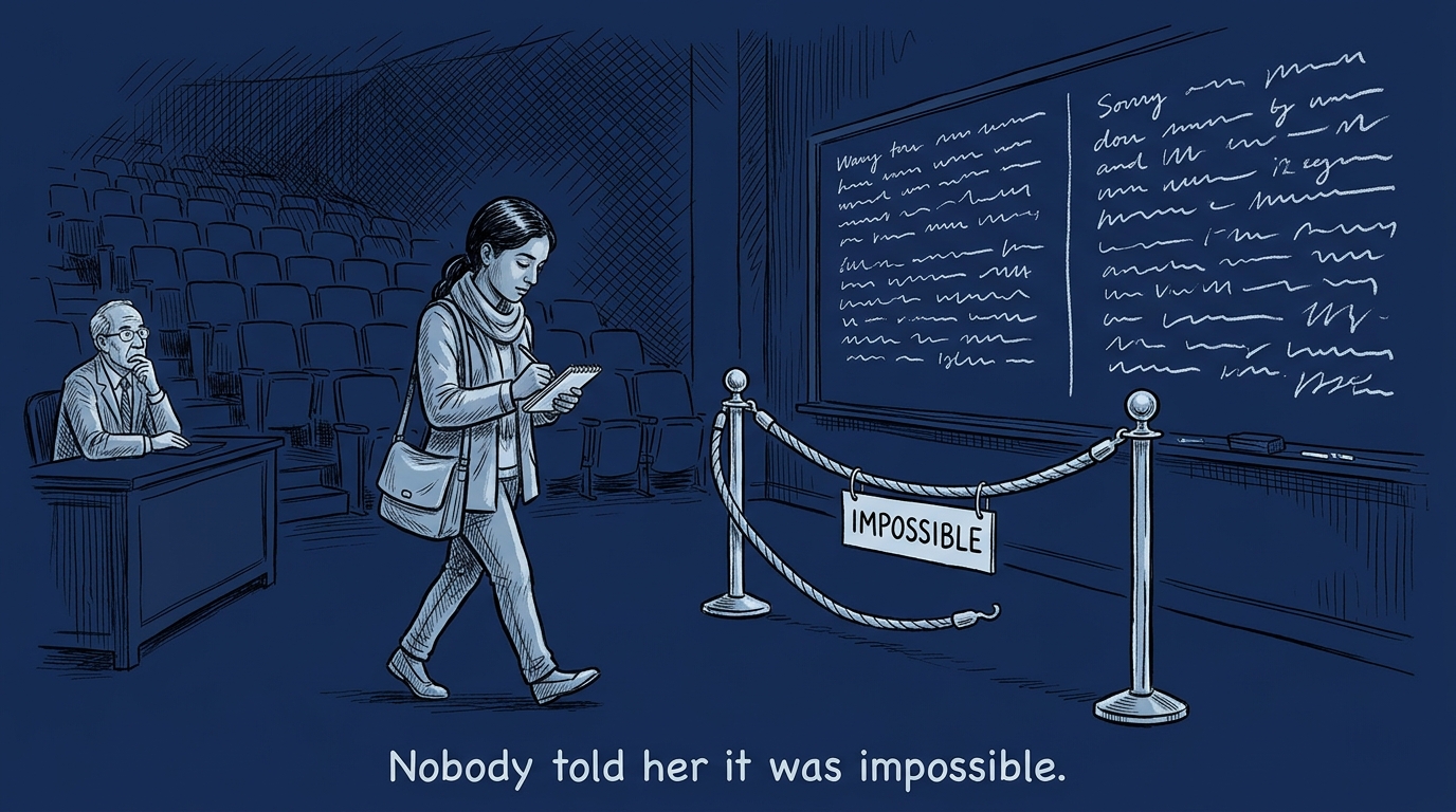 Image for &ldquo;George Dantzig Solved Two "Unsolvable" Statistics Problems as Homework in 1939 -- Because Nobody Told Him They Were Impossible. It Has Kept Happening Since.&rdquo;