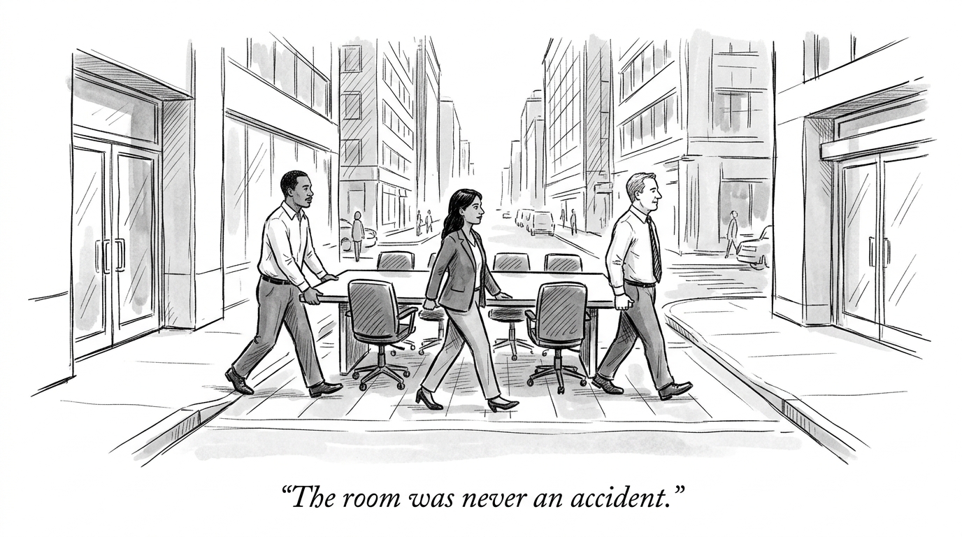 Image for &ldquo;Mo Islam Did Technical Diligence for the CIA at In-Q-Tel. T.J. Rylander Ran Its ICT Practice for a Decade. Three More Colleagues Left Together, Founded a Company, Sold It, and Landed at the Same VC Firm. The Room Was Never an Accident.&rdquo;