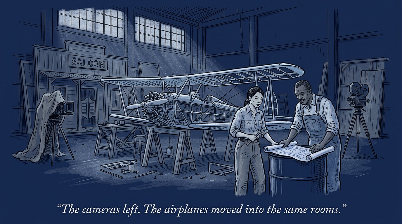 Image for &ldquo;LA's First Aircraft Company Rented Space in an Abandoned Movie Studio&rdquo;
