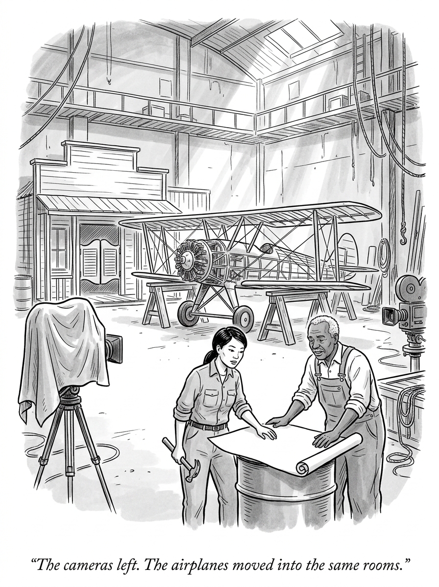 Image for &ldquo;LA's First Aircraft Company Rented Space in an Abandoned Movie Studio&rdquo;