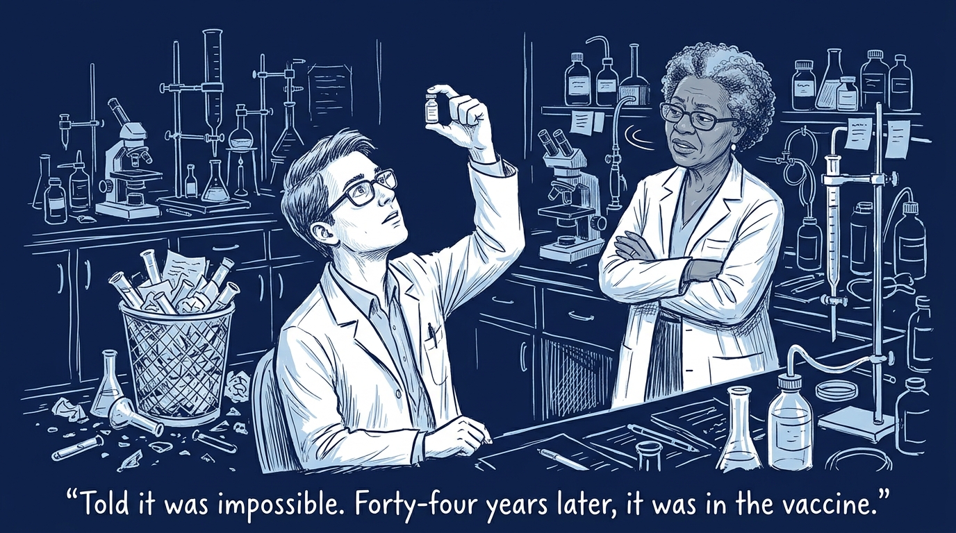 Image for &ldquo;Forty-four years — from a paper a Nobel laureate said was impossible to a line on this site's own chart&rdquo;