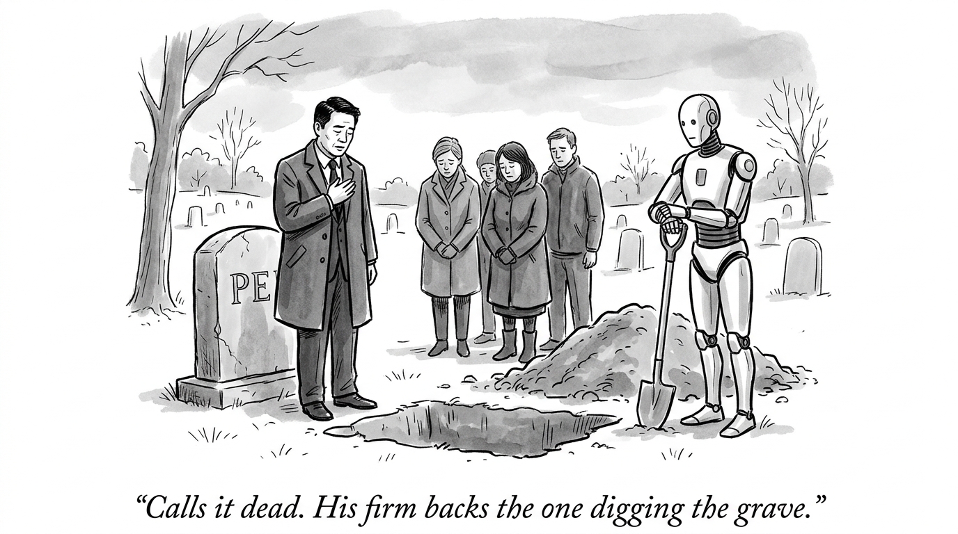 Image for &ldquo;"Technology Private Equity, in Its Current Form, Is Dead." The Lightspeed Partner Who Said That Works for the Firm That Wired Over a Billion Dollars Into Anthropic -- the Company Doing More Than Almost Any Other to Kill It.&rdquo;