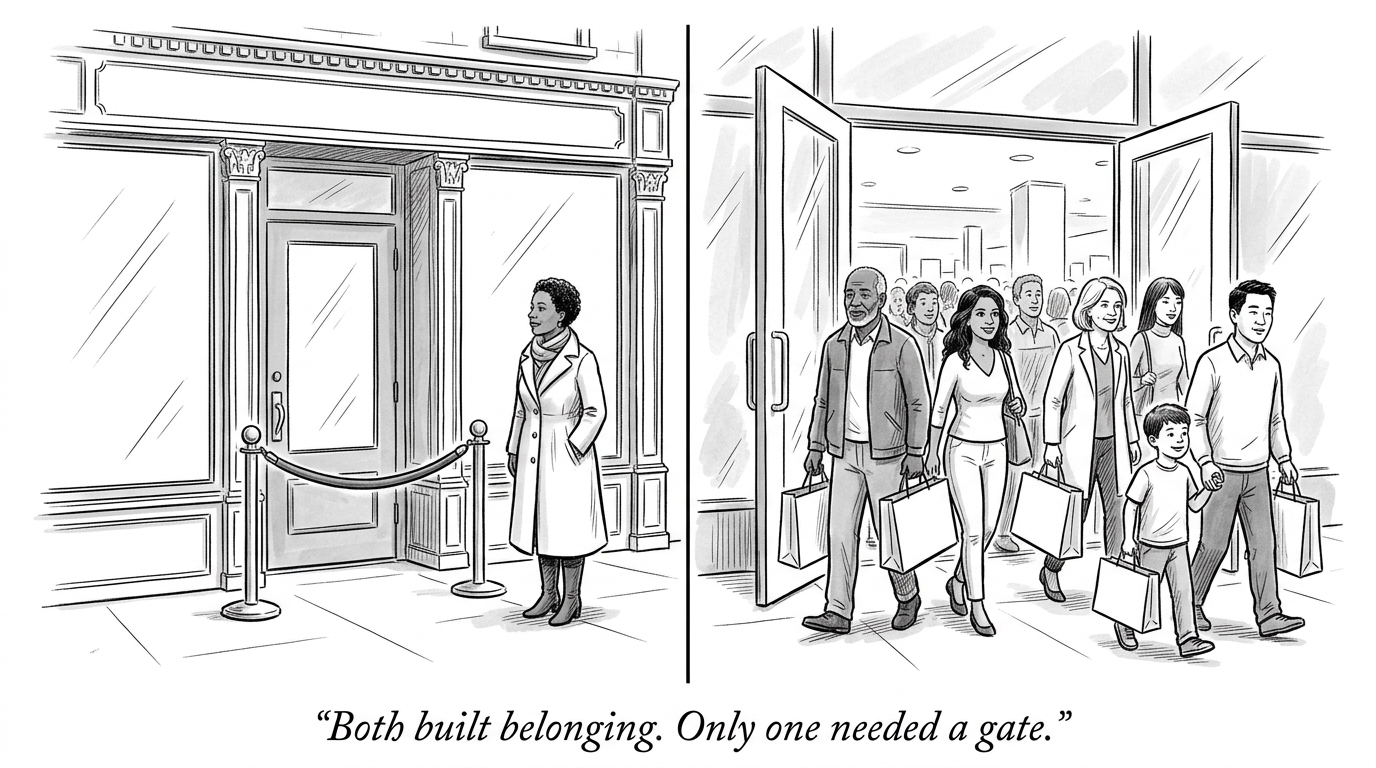 Image for &ldquo;By 2003, Sean John Was in 2,000 Stores Nationwide. Louis Vuitton Was in About 30 Cities. Both Built Real Belonging. Only One Needed a Gate.&rdquo;