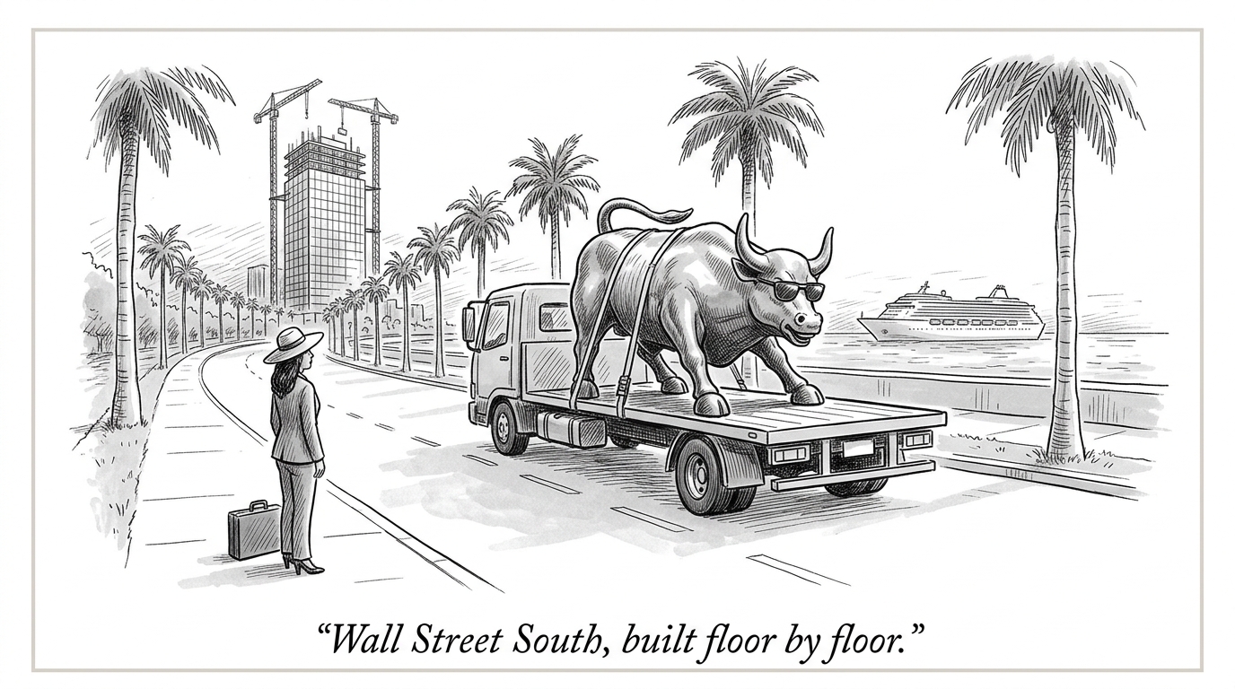 Image for &ldquo;Ken Griffin Moved a $67 Billion Hedge Fund From Chicago to Miami in 2022. He's Betting Miami Becomes the World's Financial Capital.&rdquo;