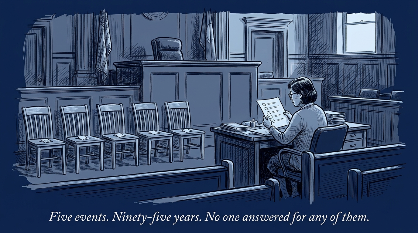 Image for &ldquo;Ninety-Five Years of Government Violence Against Citizens. Zero Convictions.&rdquo;