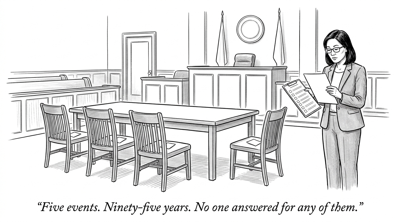 Image for &ldquo;Ninety-Five Years of Government Violence Against Citizens. Zero Convictions.&rdquo;