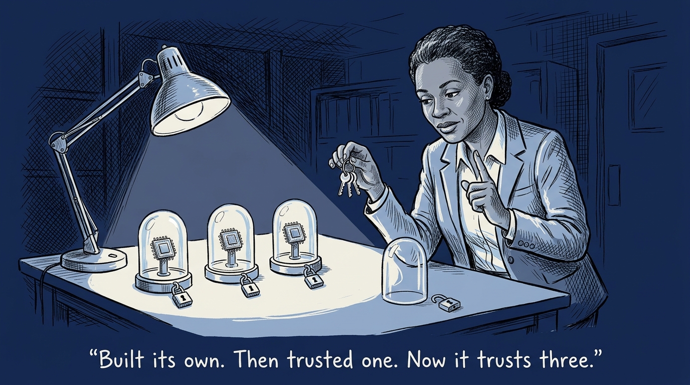 Image for &ldquo;The NSA Built Its Own Chip Factory in 1990 So It Wouldn't Have to Trust Outside Vendors. By 2004 It Trusted One. Today It Trusts Three.&rdquo;