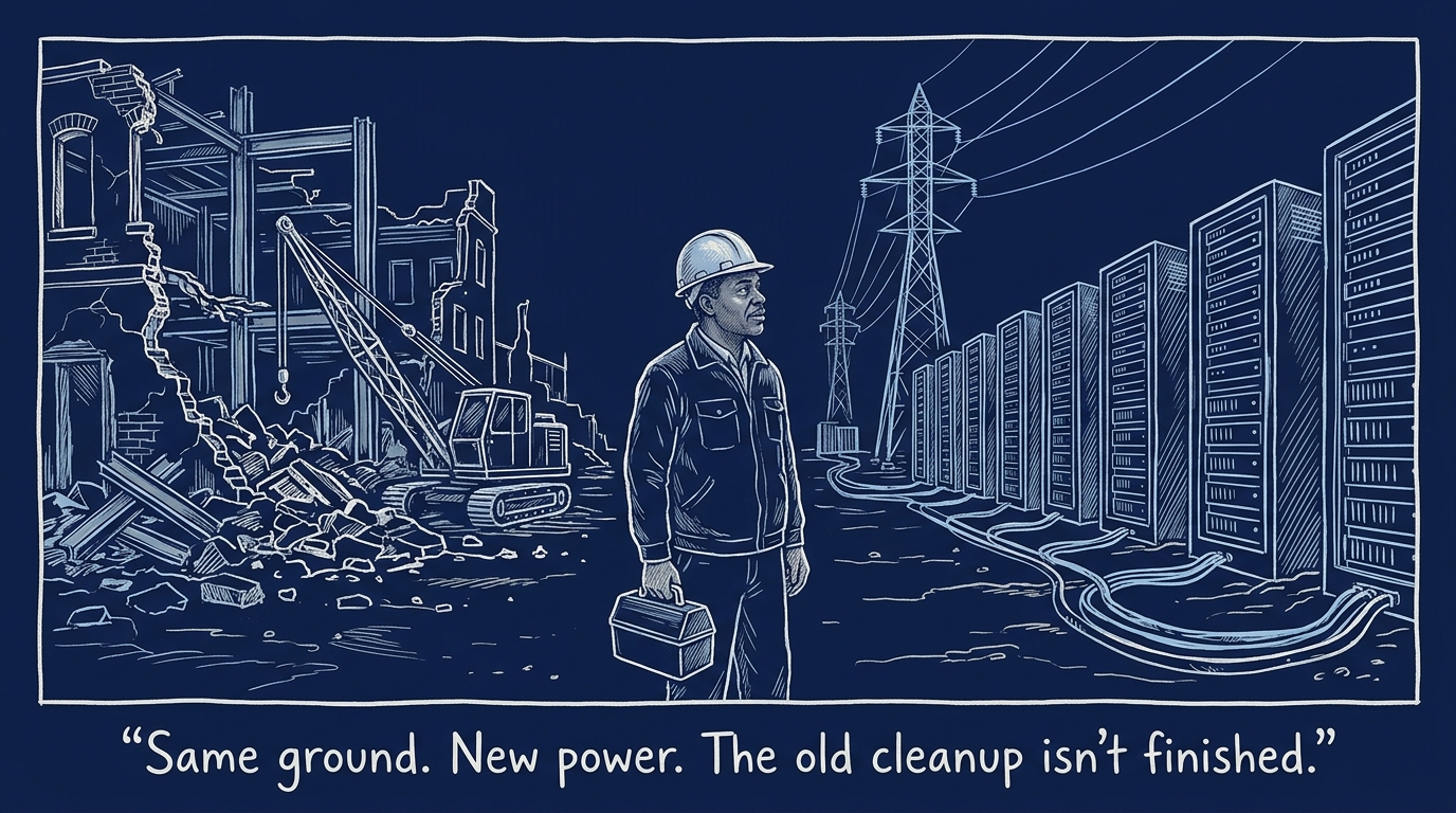 Image for &ldquo;The Same Ohio Land That Enriched Uranium for the Cold War Is Becoming a 10-Gigawatt AI Data Center — While Cleanup From the Last Use Is Still Underway.&rdquo;