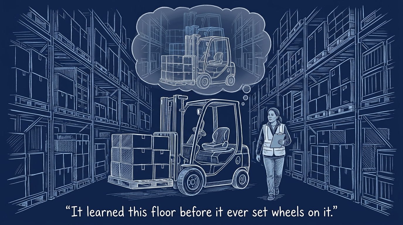 Image for &ldquo;GXO Put an Autonomous Forklift on a Live Warehouse Floor With Real Inventory and Active Workers. Three Companies Built Three Layers to Make That Possible — and One of Them Built Two of the Layers.&rdquo;