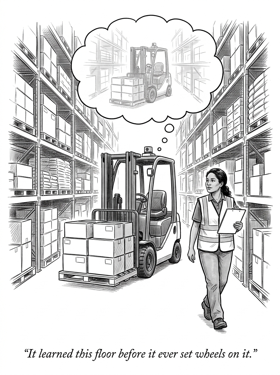 Image for &ldquo;GXO Put an Autonomous Forklift on a Live Warehouse Floor With Real Inventory and Active Workers. Three Companies Built Three Layers to Make That Possible — and One of Them Built Two of the Layers.&rdquo;