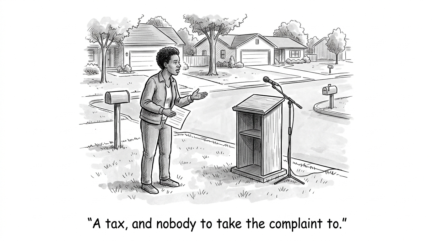 Image for &ldquo;Reston, Virginia Has About 65,000 Residents, Its Own Special Tax, and No Government at All.&rdquo;