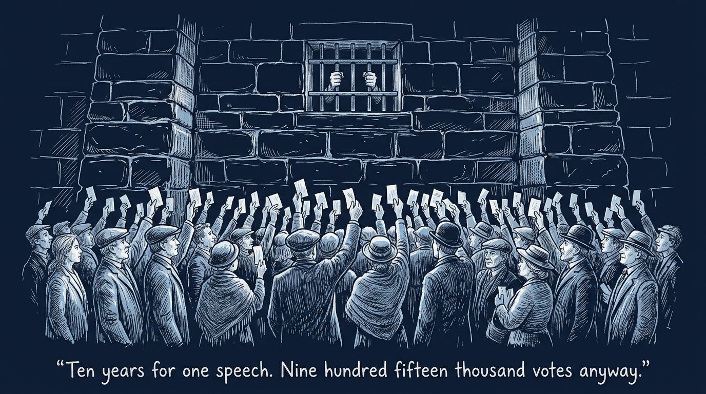 Image for &ldquo;Theodore Roosevelt Called Suppressing Criticism of a Wartime President "Morally Treasonable." Nine Days Later, Congress Made It a Federal Crime.&rdquo;