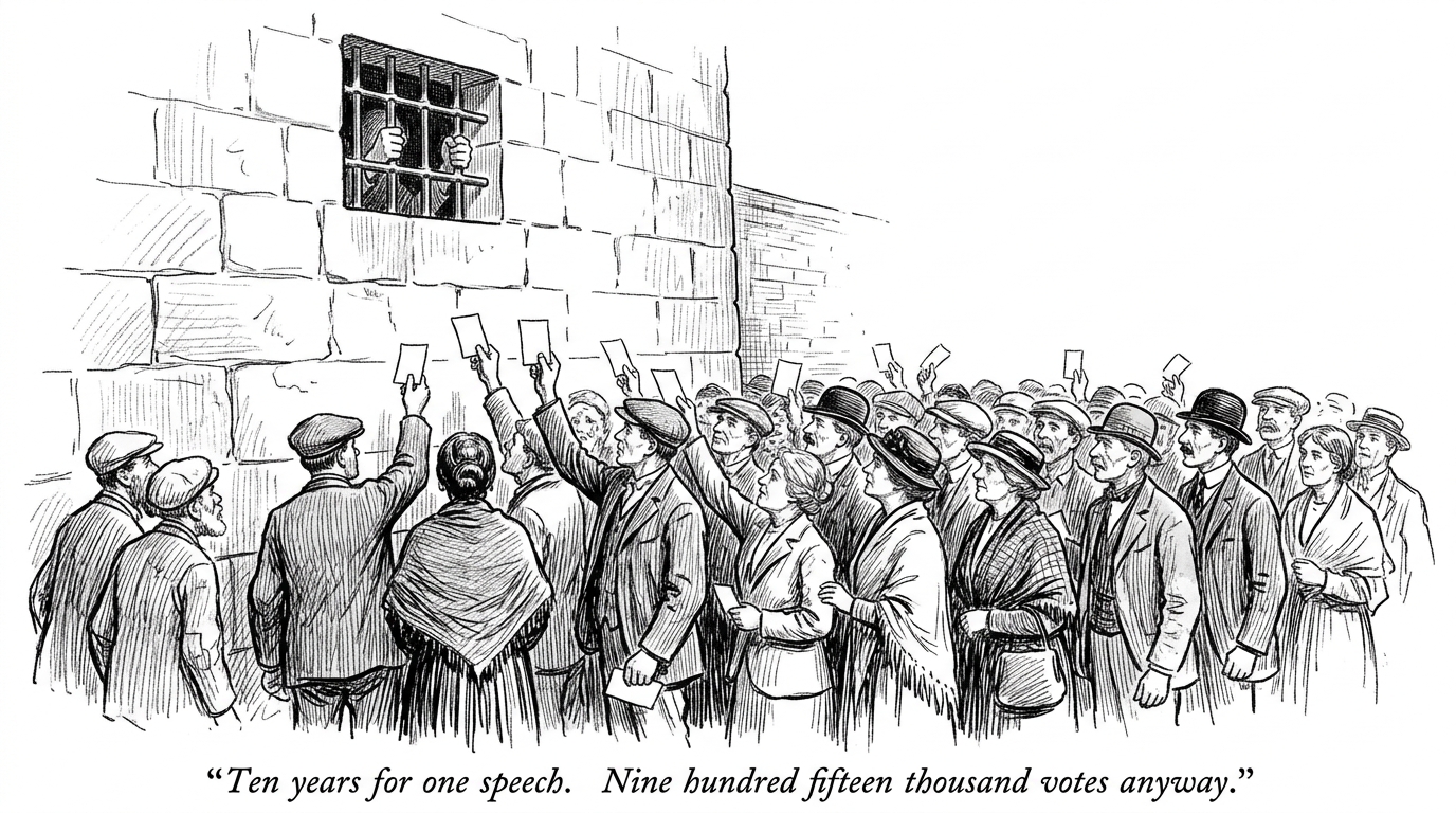 Image for &ldquo;Theodore Roosevelt Called Suppressing Criticism of a Wartime President "Morally Treasonable." Nine Days Later, Congress Made It a Federal Crime.&rdquo;