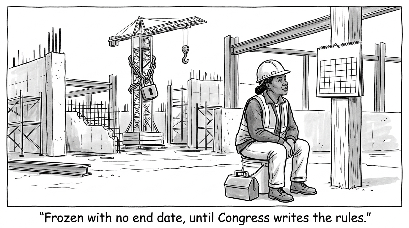 Image for &ldquo;Bernie Sanders and AOC Introduced a Bill to Freeze Every New AI Data Center in the Country Until Congress Regulates AI. Five Months Later, Lina Khan Said the Industry Doesn't Need the Antitrust Waiver It's Asking For.&rdquo;