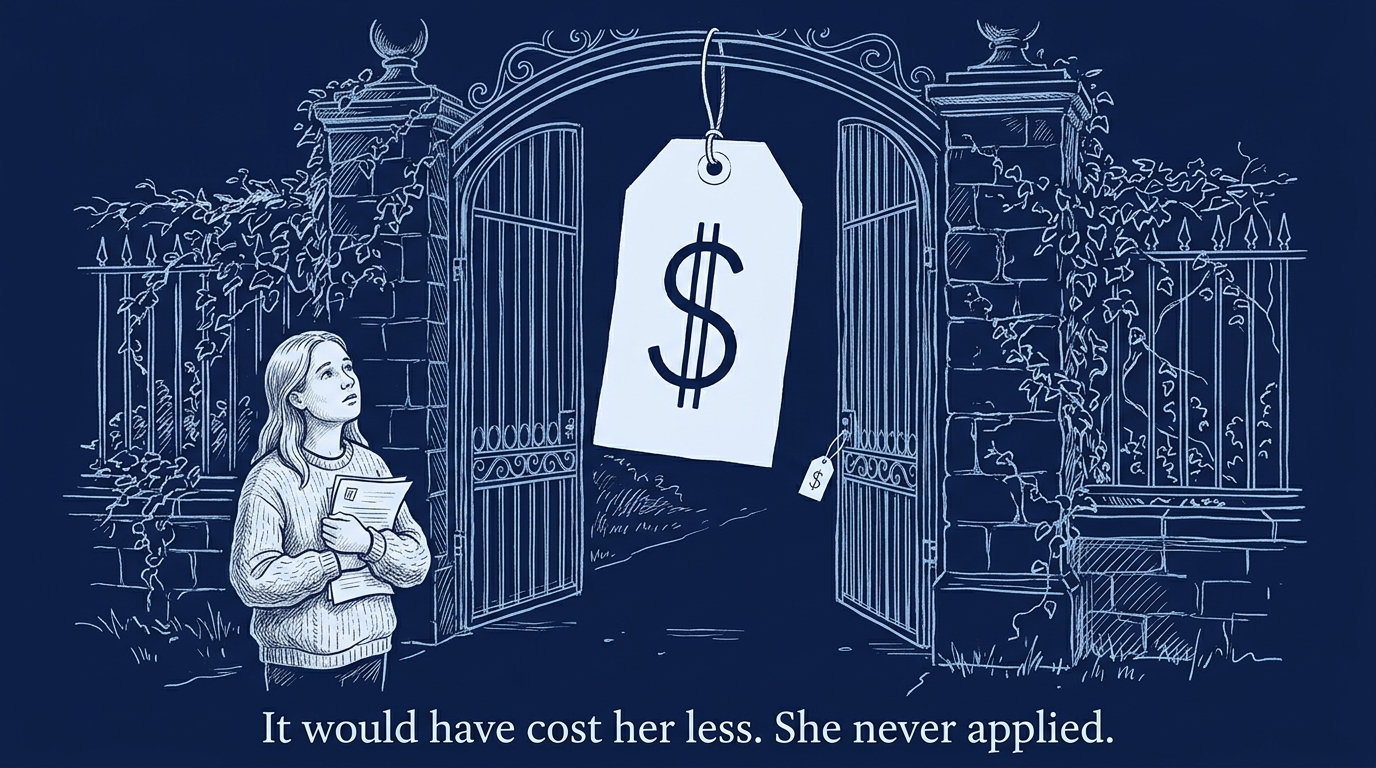 Image for &ldquo;For Most High-Achieving Low-Income Students, the Elite College Would Cost Less. They Never Apply.&rdquo;