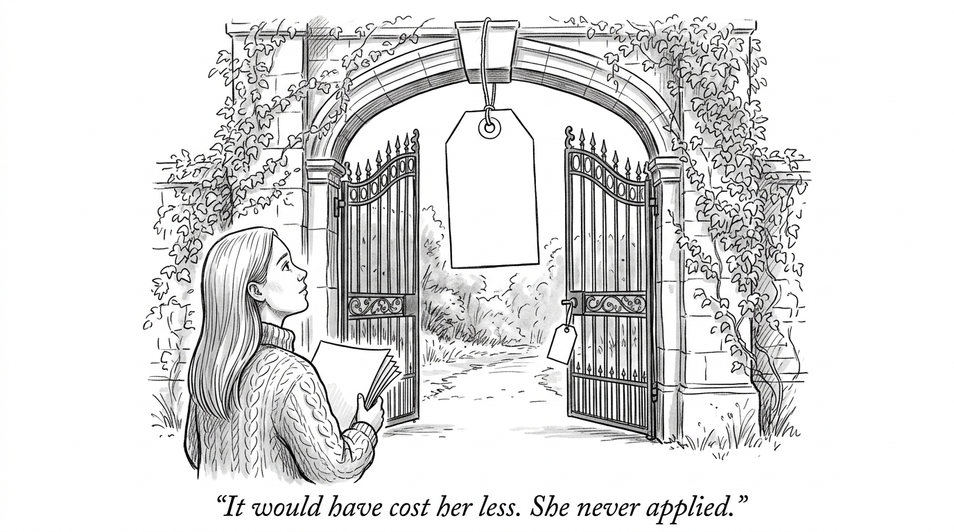 Image for &ldquo;For Most High-Achieving Low-Income Students, the Elite College Would Cost Less. They Never Apply.&rdquo;