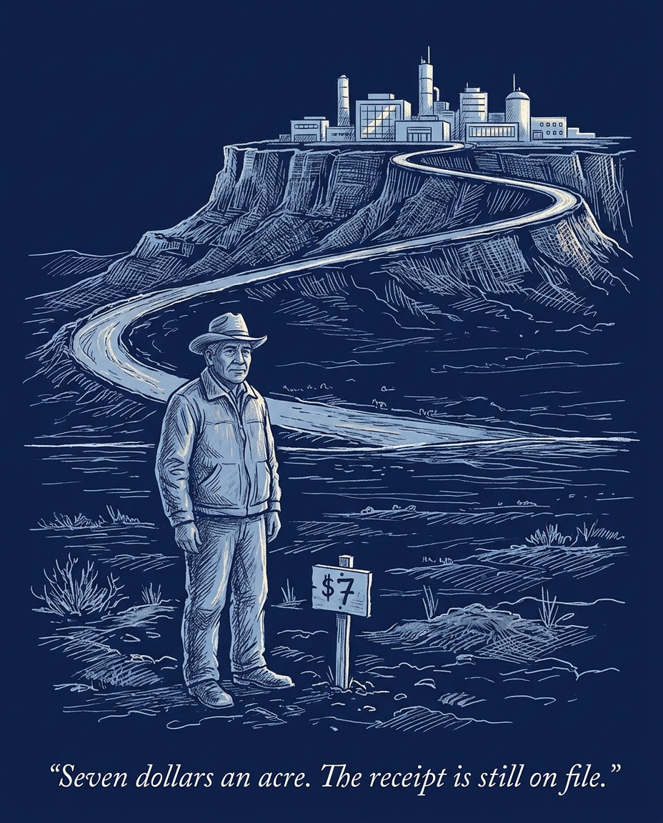 Image for &ldquo;Seven dollars an acre — the richest county in New Mexico, and the road that runs down from it&rdquo;