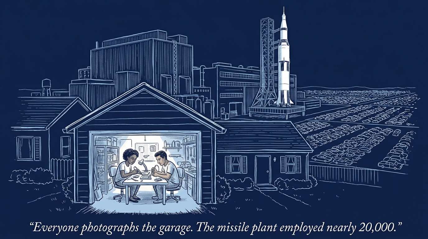 Image for &ldquo;Silicon Valley's Largest Employer for Decades Wasn't a Tech Company. It Was a Missile Plant.&rdquo;