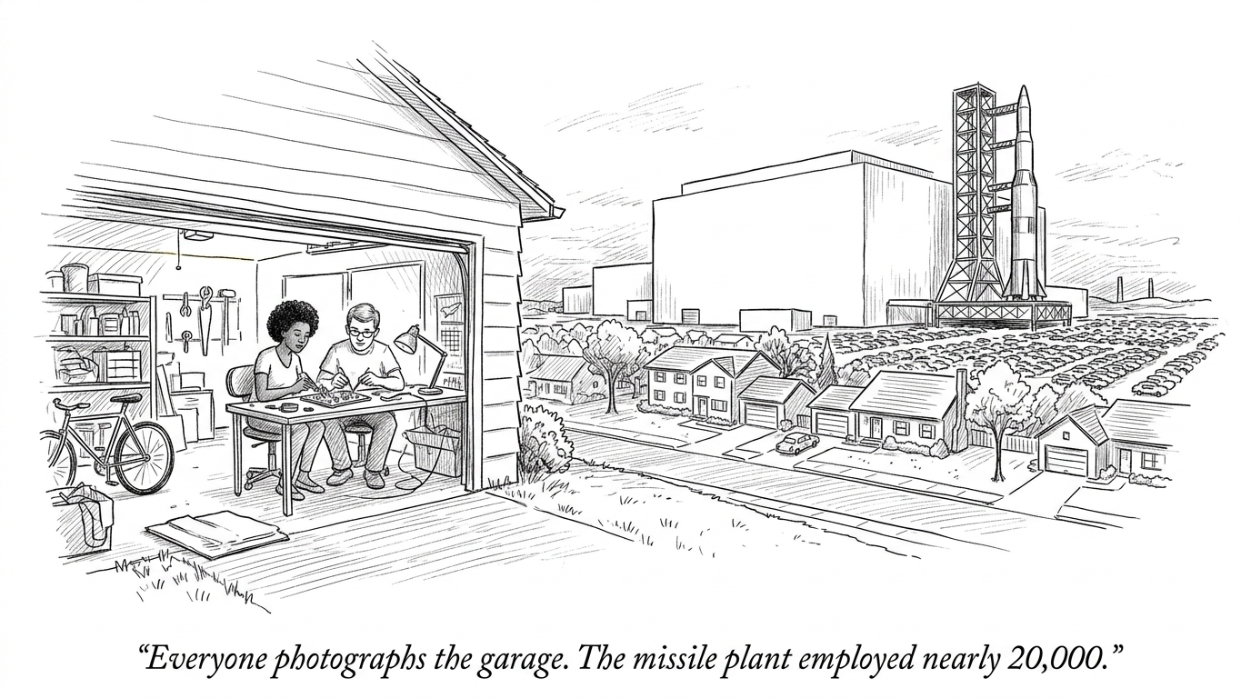 Image for &ldquo;Silicon Valley's Largest Employer for Decades Wasn't a Tech Company. It Was a Missile Plant.&rdquo;