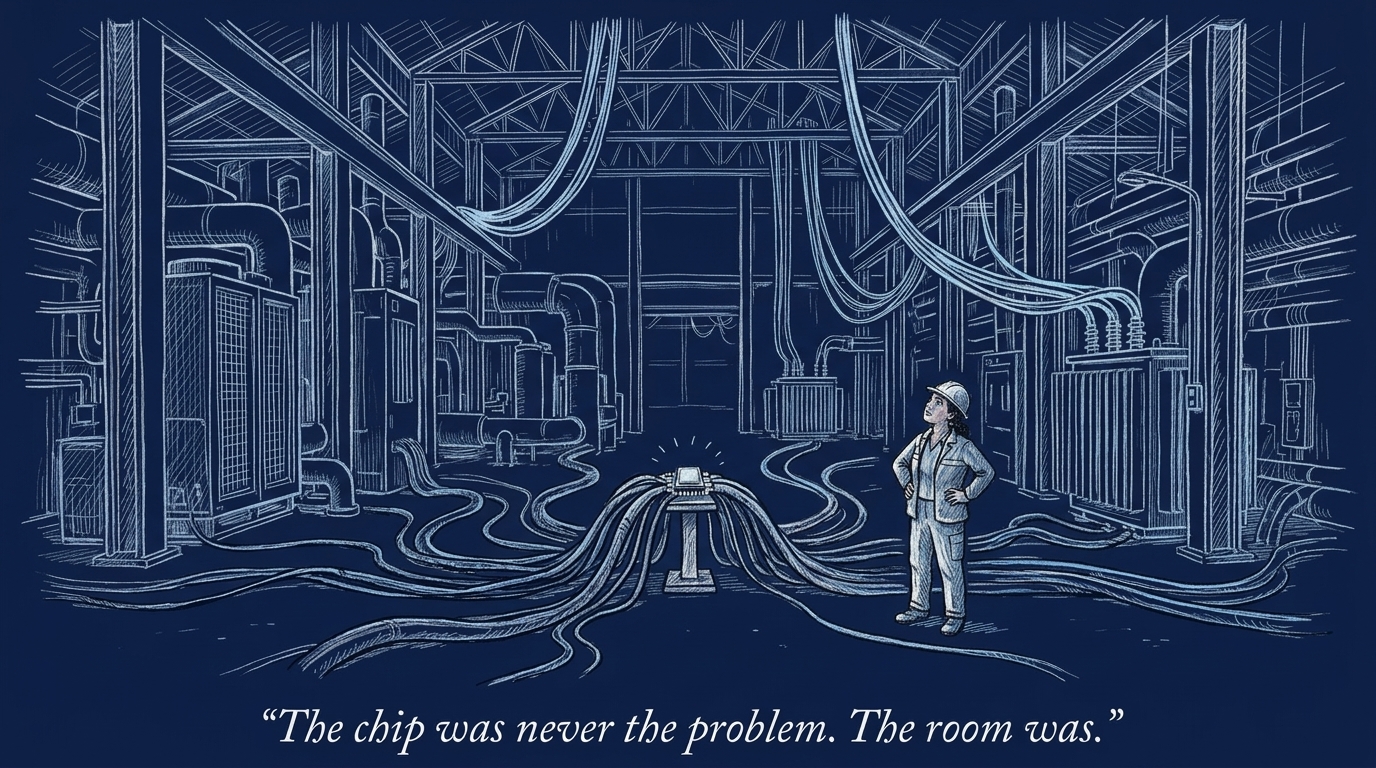 Image for &ldquo;The Man Who Built OpenAI's Data Centers Just Left for Nvidia — to Certify Power and Cooling, Not Chips. That's Where the Bottleneck Moved.&rdquo;