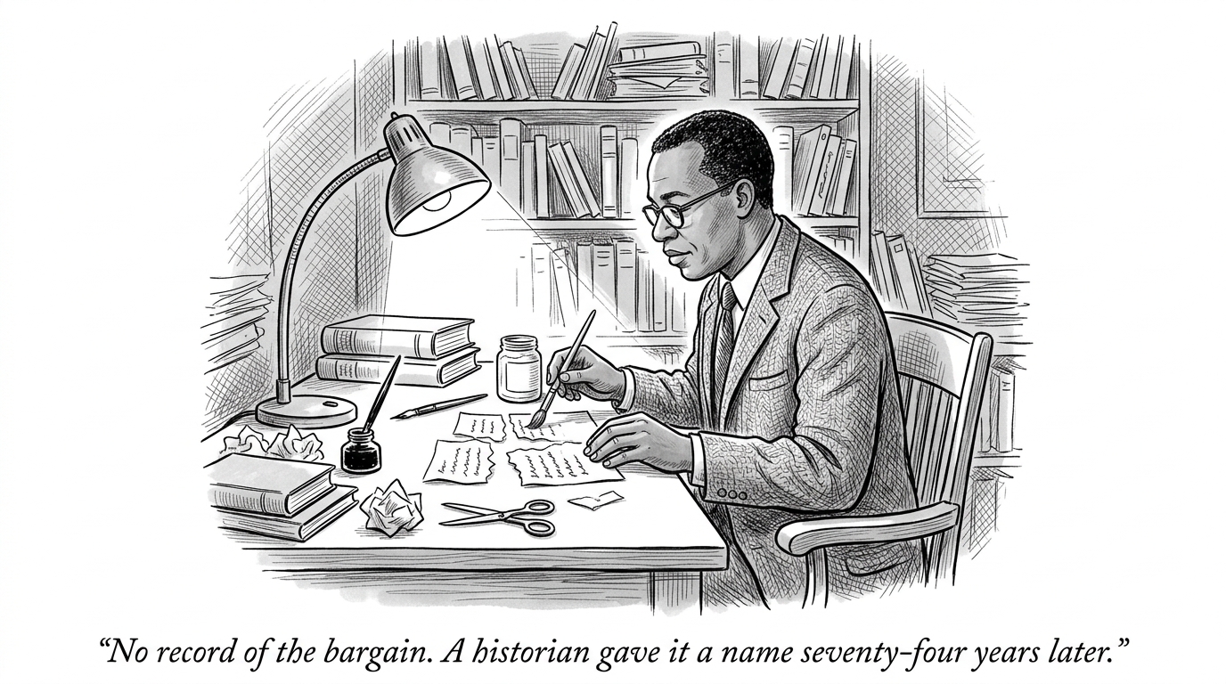 Image for &ldquo;The deal nobody wrote down&rdquo;