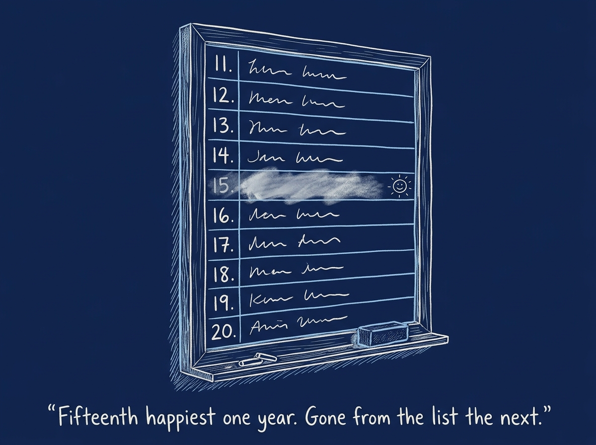 Image for &ldquo;The happiest place the count stopped counting&rdquo;