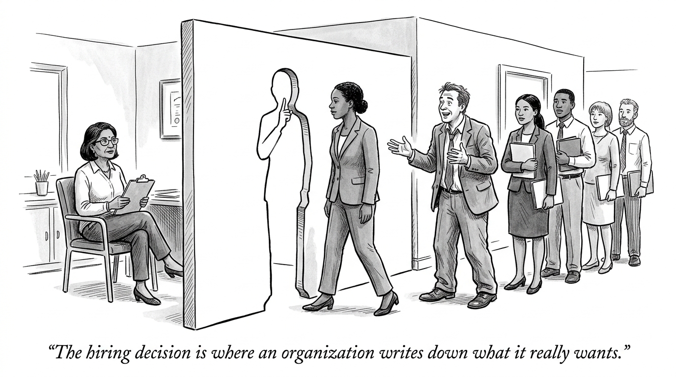 Image for &ldquo;The Hiring Decision Is the Filter&rdquo;