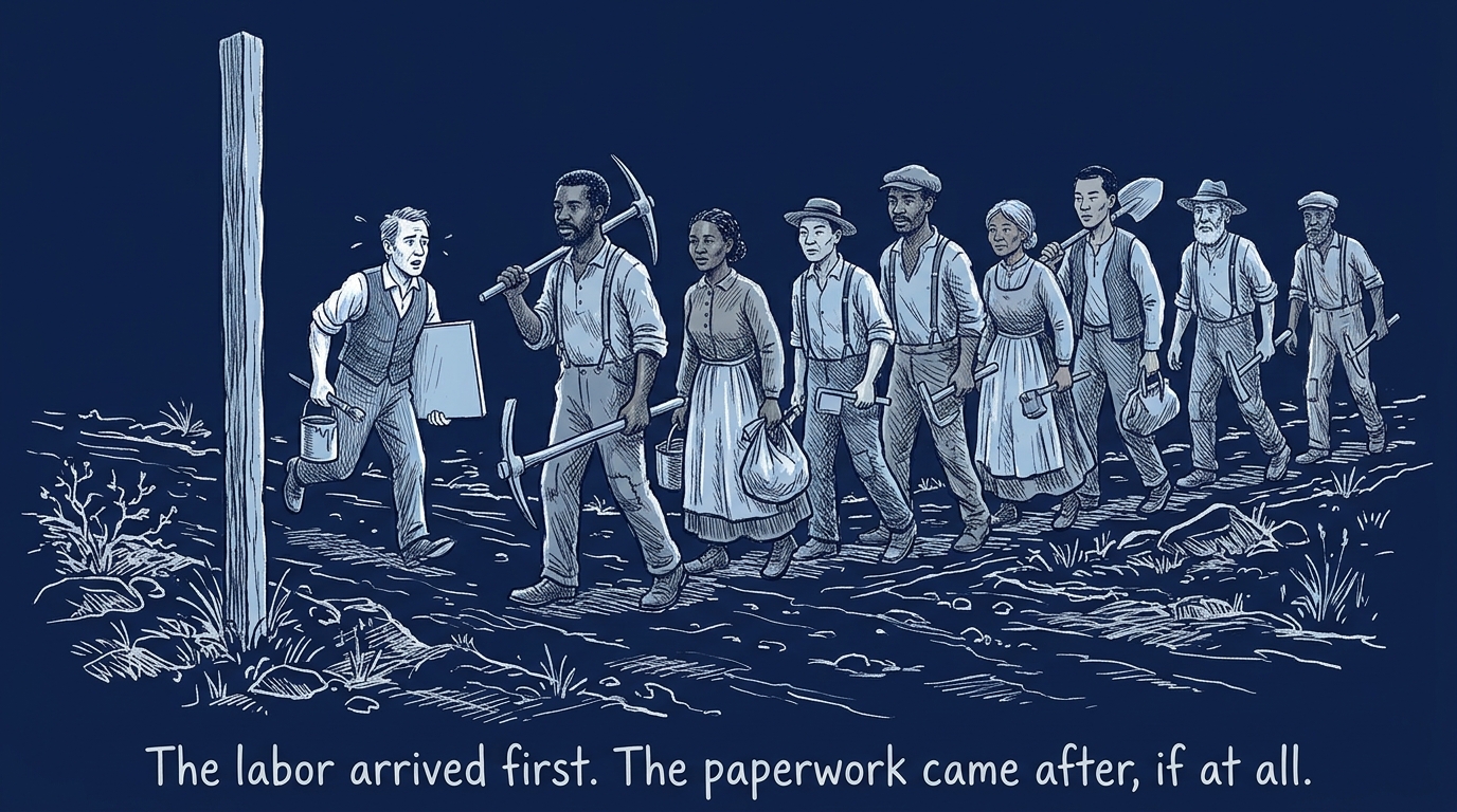 Image for &ldquo;The labor arrives first&rdquo;