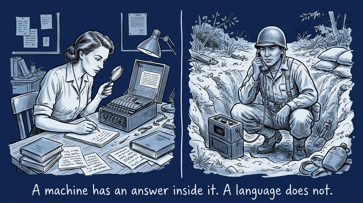 Image for &ldquo;The machine could be built. The code could not.&rdquo;