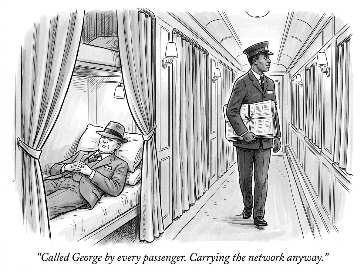 Image for &ldquo;The porters carried the network&rdquo;