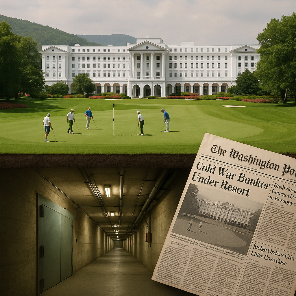 Image for &ldquo;The Greenbrier's Guests Spent Thirty-Four Years Golfing Above a Classified Bunker Built to Shelter Congress. A Reporter Exposed It in a Single 1992 Article. In 2026, the Same Property Became the Subject of a Different Fight Over Who Actually Controls It.&rdquo;