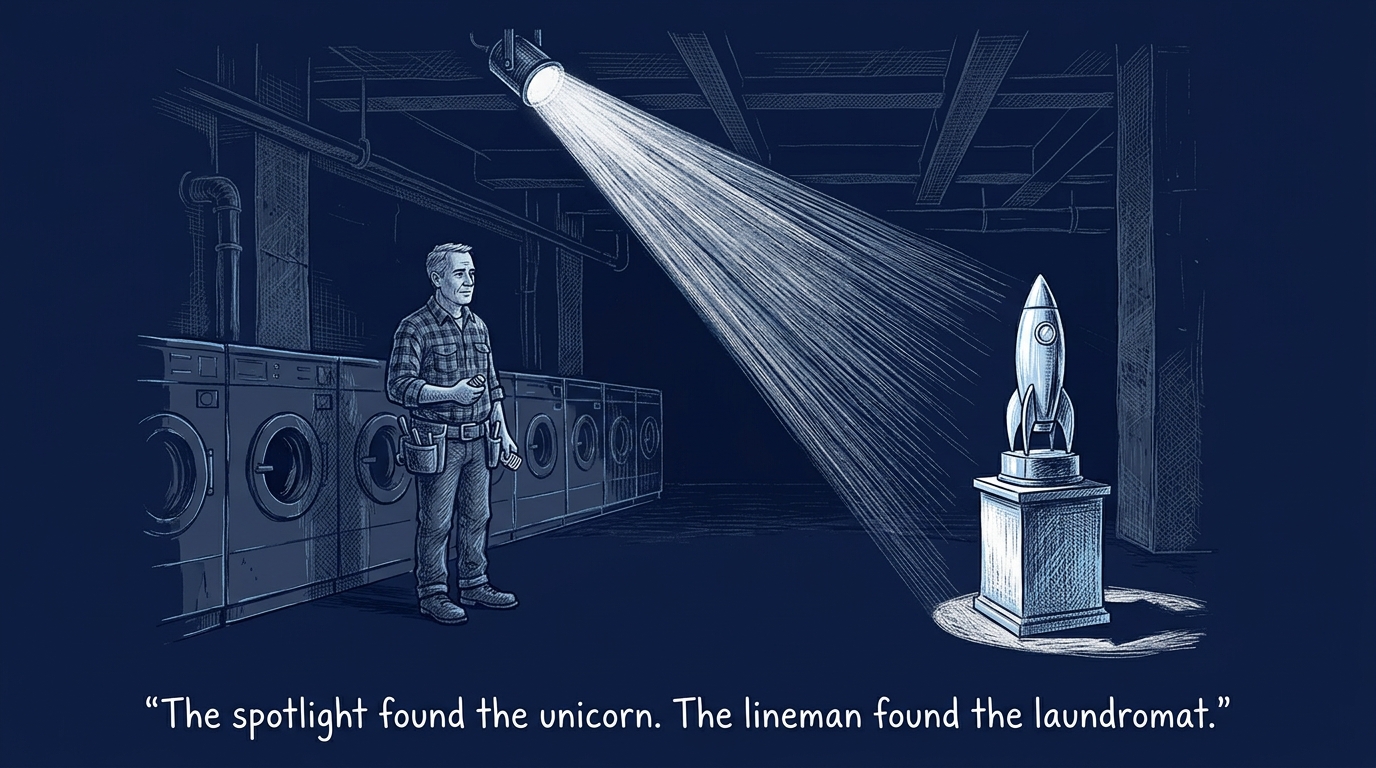 Image for &ldquo;This Site Argued a Dry Cleaner Can Beat a Startup. Here's a Lineman Who Proved It With a Laundromat.&rdquo;