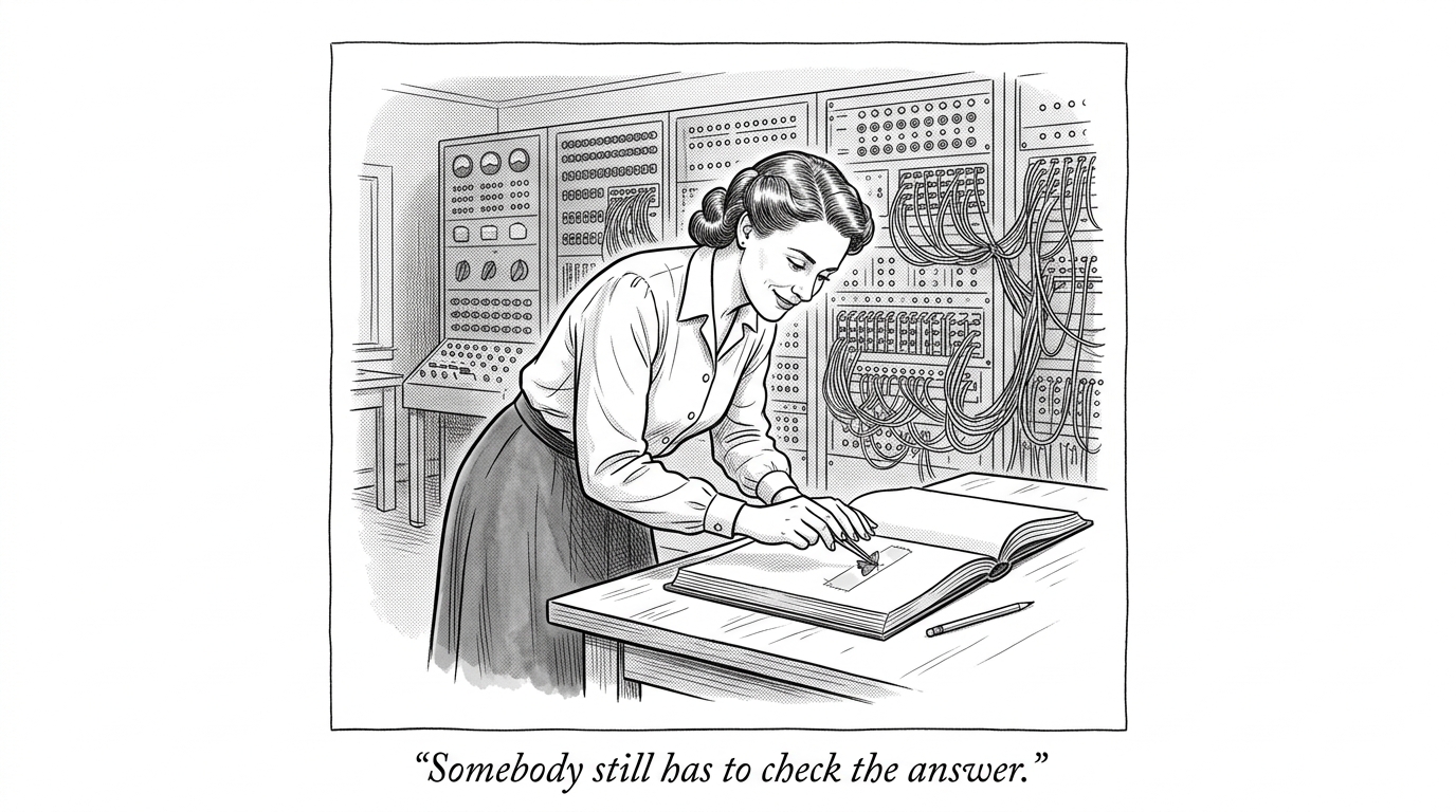 Image for &ldquo;Who Checks the Answer&rdquo;